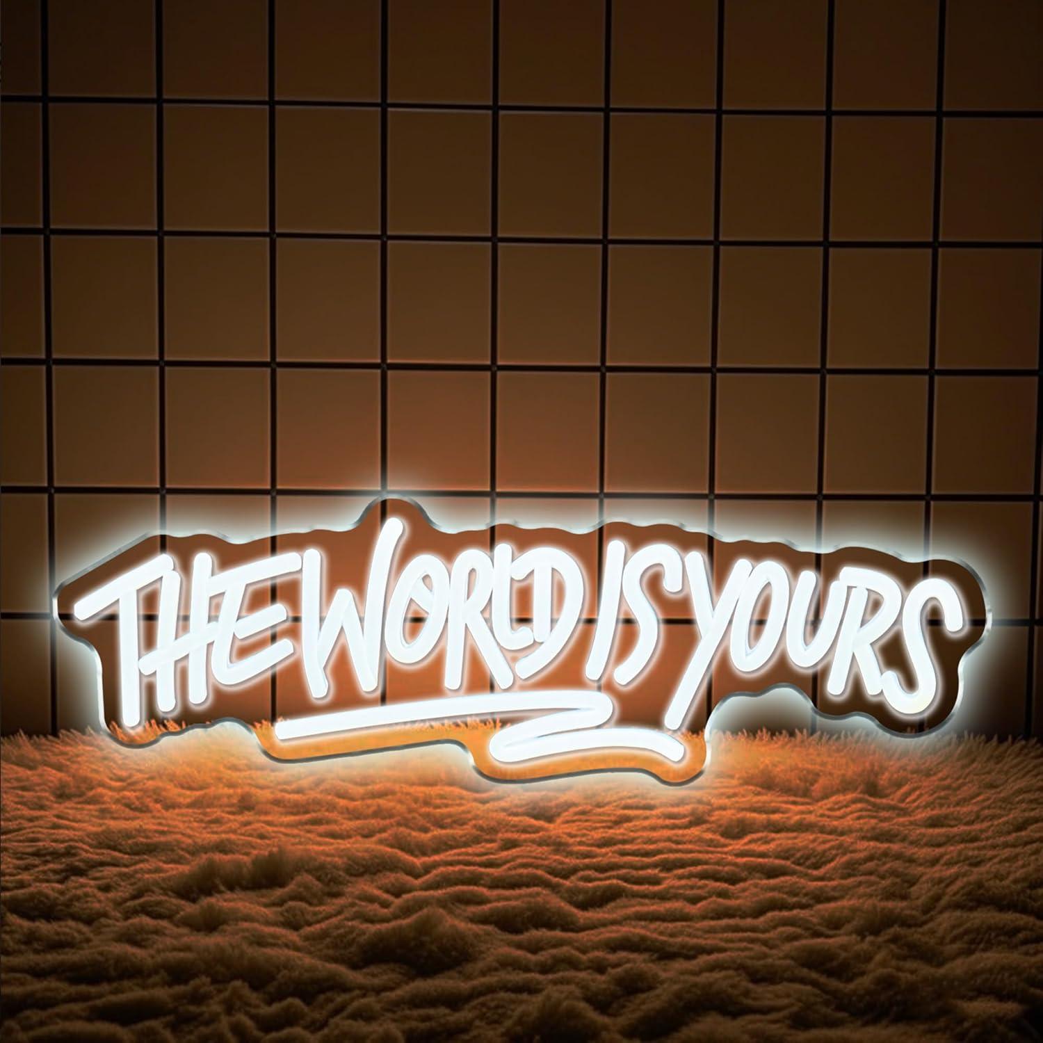 The World is Yours Neon Sign U - огляд і ціна Wedding Led