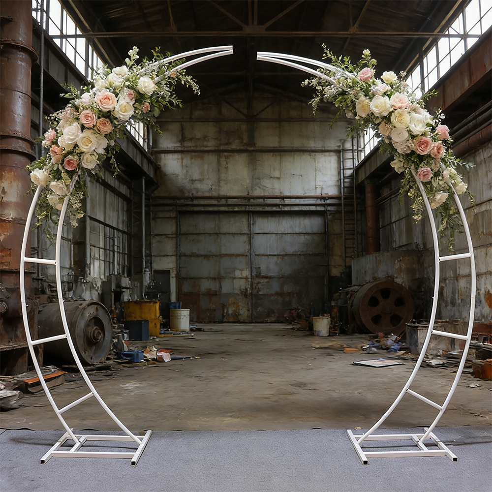 230cm Gold White Horn Wrought  - огляд і ціна Wedding Balloon Arch
