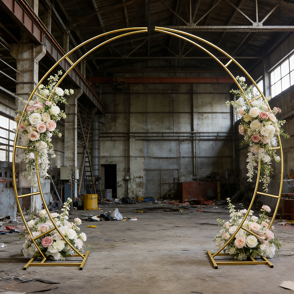 230cm Gold White Horn Wrought  - огляд і ціна Wedding Balloon Arch