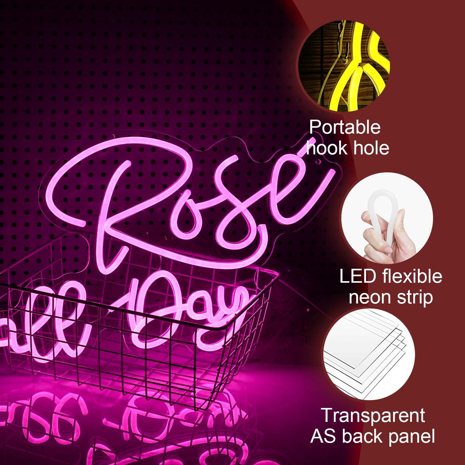Rose All Day Neon Sign Dimmabl - огляд і ціна Wedding Led