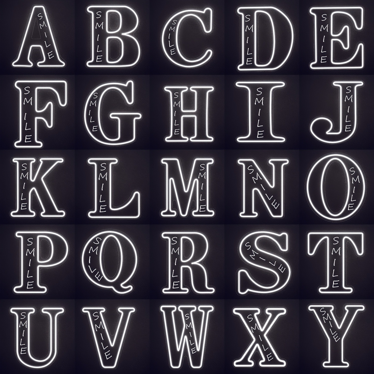 Custom 26 Letters 3D Embossed  - огляд і ціна Wedding Led