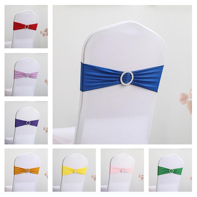 100/50/10pcs Elastic Chair Kno - огляд і ціна Chair Sash Organza