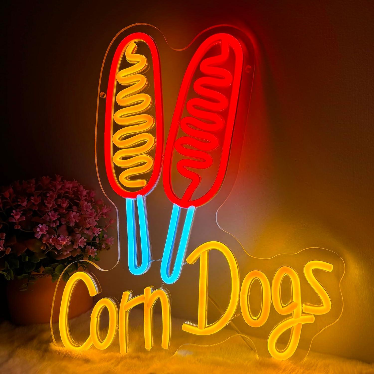 Corn Dog Neon Sign Snack USB D - огляд і ціна Wedding Led
