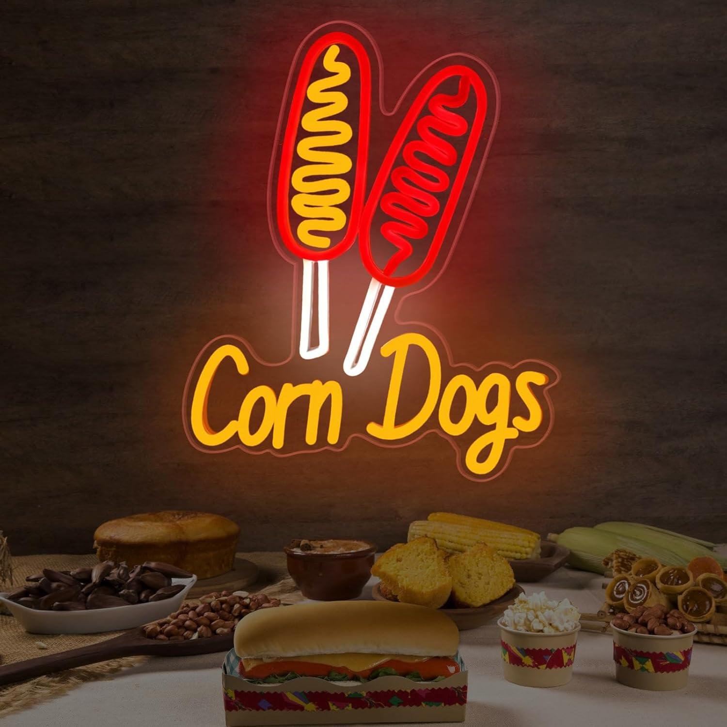 Corn Dog Neon Sign Snack USB D - огляд і ціна Wedding Led