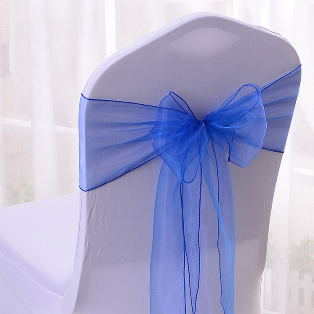 1pcs Organza Chair Sashes Knot - огляд і ціна Chair Sash Organza